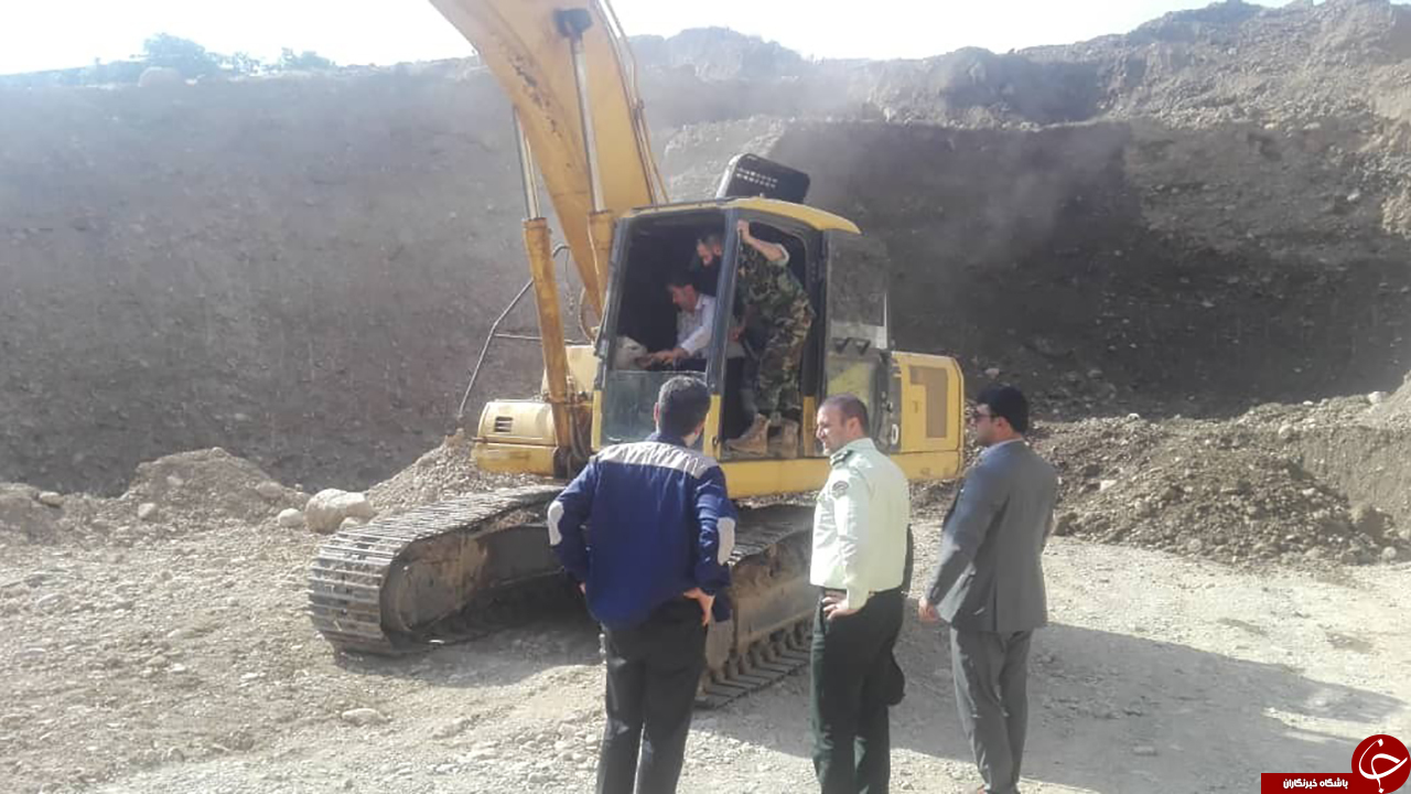 توقیف چهار بیل مکانیکی برداشت شن و ماسه گلستان