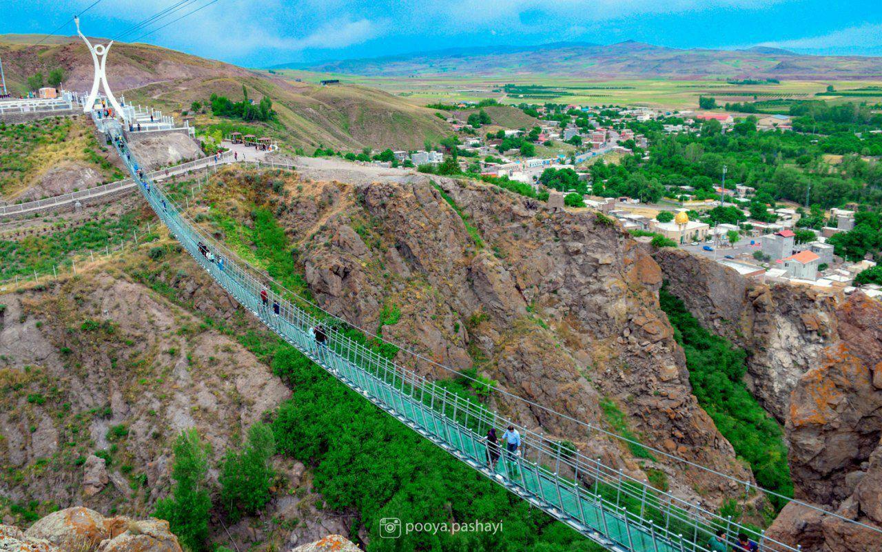 پل معلق هیر از تاثیرگذارترین پروژه‌های گردشگری استان اردبیل است