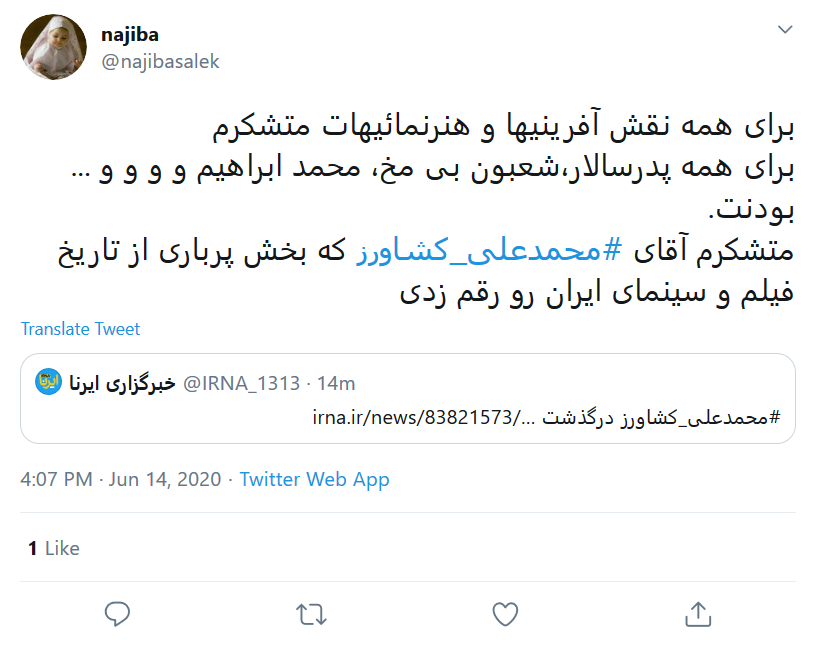 این خانه دیگر پدرسالار ندارد؛ روحت شاد دایی&zwnj;جان سرهنگ سینمای ایران