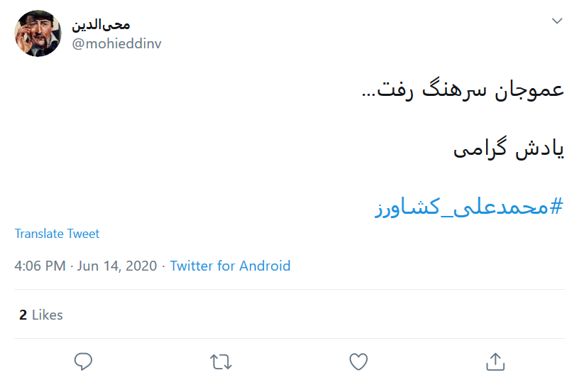 این خانه دیگر پدرسالار ندارد؛ روحت شاد دایی&zwnj;جان سرهنگ سینمای ایران