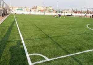 بهره برداری از دو زمین چمن مصنوعی در بافق
