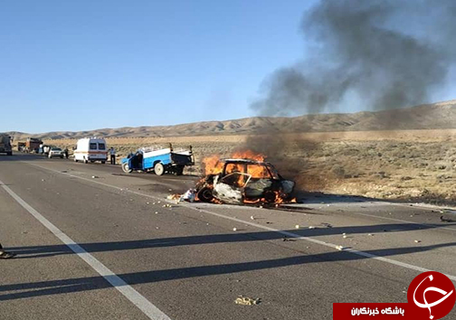 آتش گرفتن پیکان در محور سروستان 