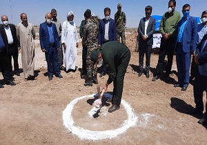 کلنگ زنی پروژه احداث ساختمان آموزشی دانشگاه پیام نور واحد بستان