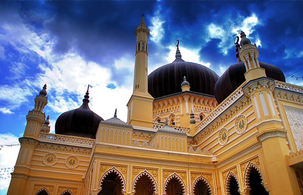مسجد زهیر کداه مالزی با معماری تایلندی + تصاویر