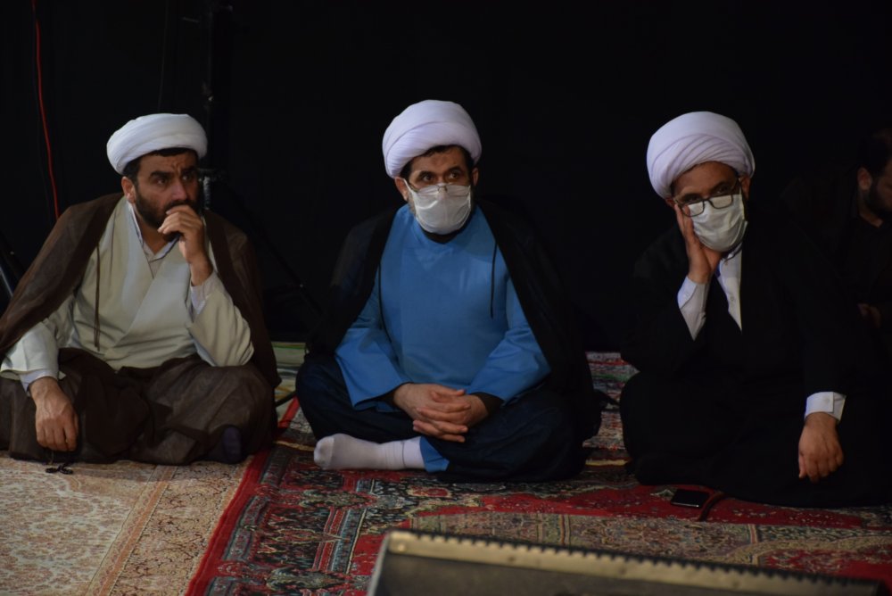 مراسم عزاداری سالروز شهادت امام جعفر صادق (ع) در رشت + تصاویر