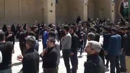 فیلمی از مراسم عزاداری شهادت امام جعفر صادق(ع) در بافران