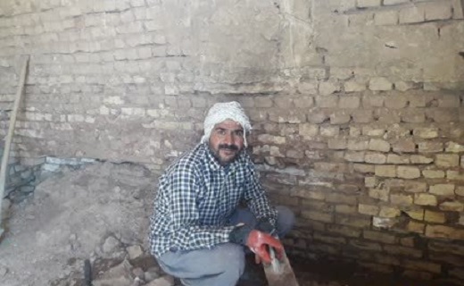 ساخت نانوایی سنتی در روستای چاله گنبد بخش سلفچگان