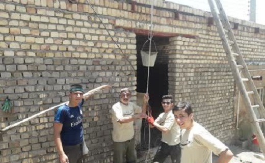ساخت نانوایی سنتی در روستای چاله گنبد بخش سلفچگان