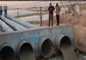 ایستگاه پمپاژ کانال انتقال آب کارون تامین کننده آب نخیلات شادگان