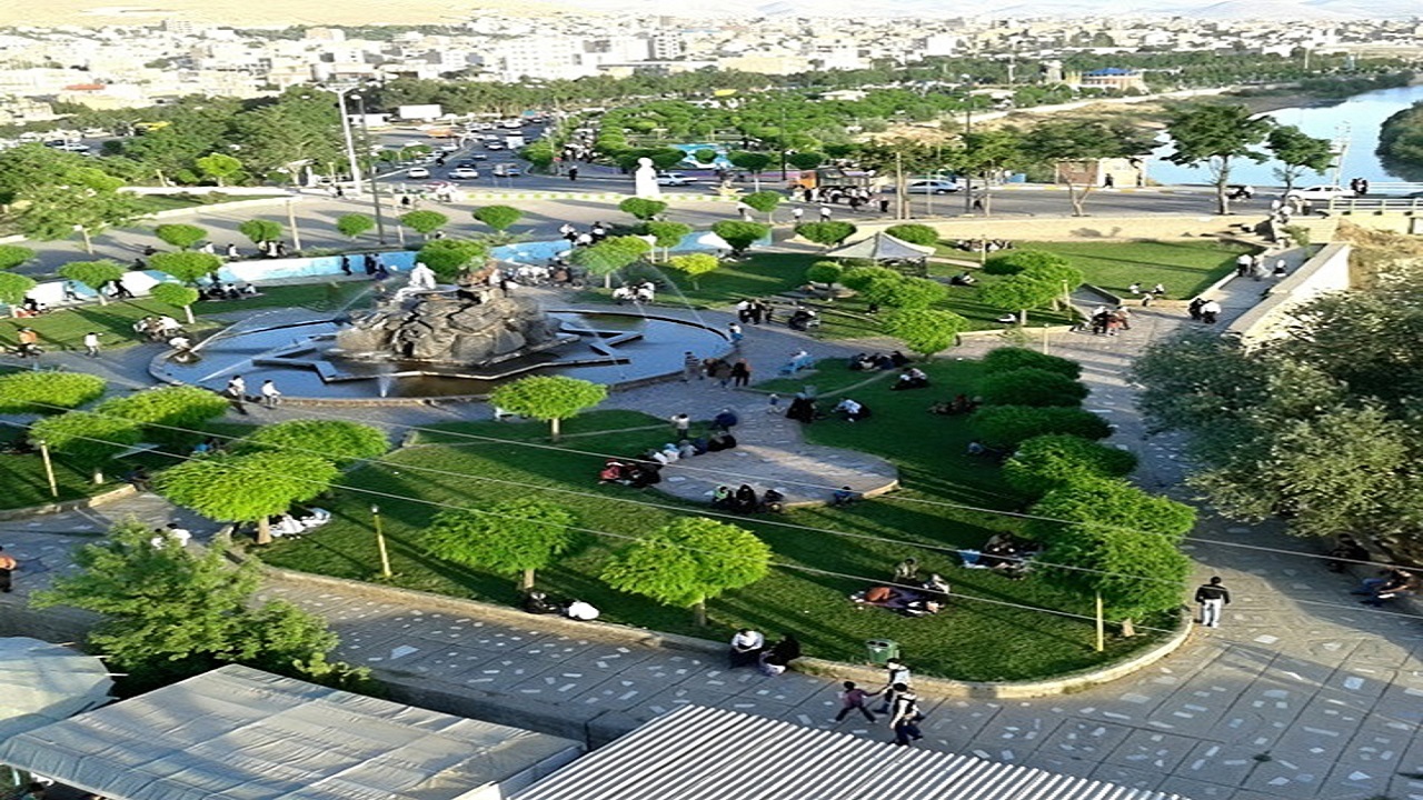 منبع ذخیره آب فضای سبز بوکان به بهره برداری رسید