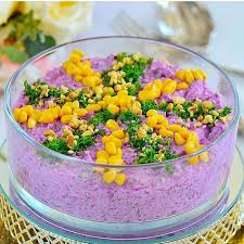 سالاد کلم بنفش تفت داده شده + طرز تهیه
