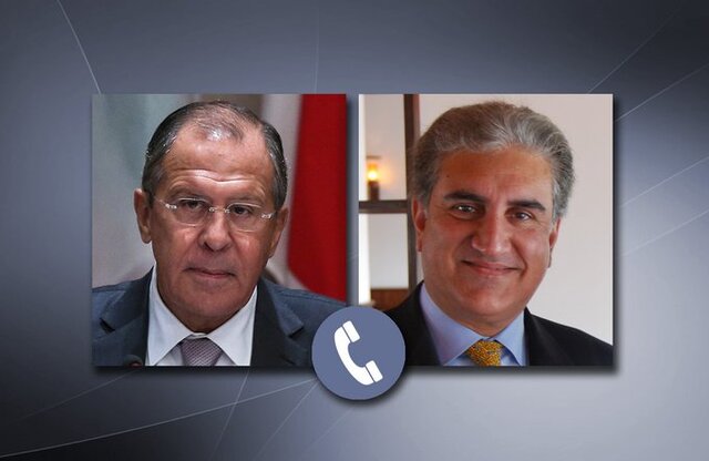 گفتگوی تلفنی وزرای خارجه پاکستان و روسیه درباره تحولات افغانستان