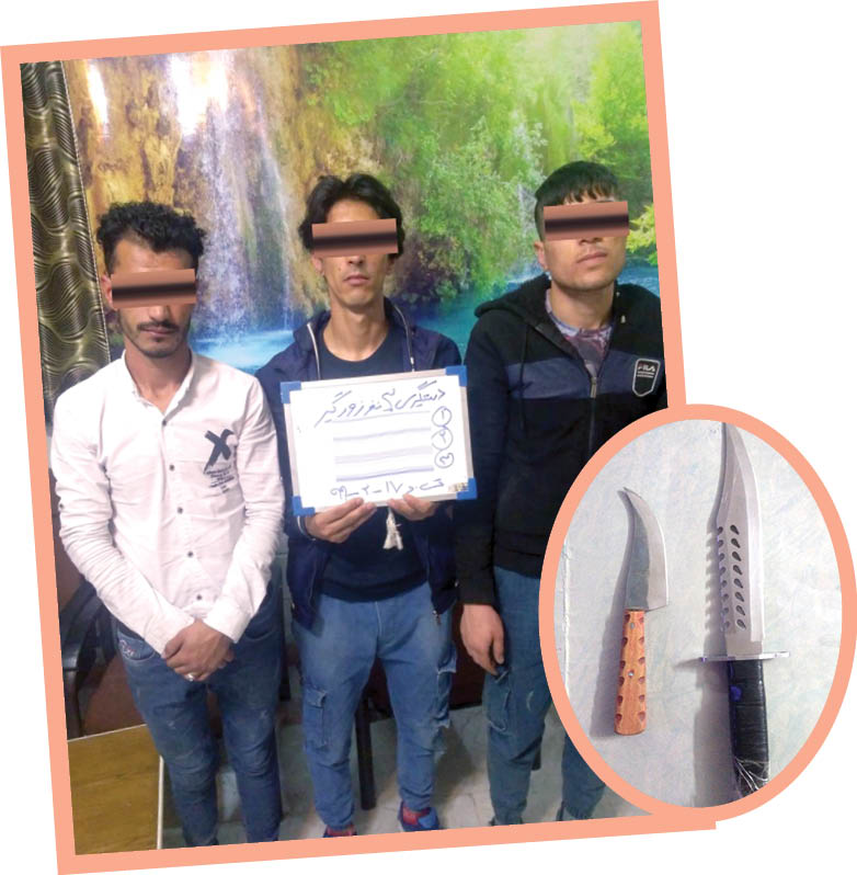دستگیری زورگیران در ایستگاه قطار شهری
