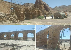 پل تاریخی روستای خرانق مرمت می‌شود