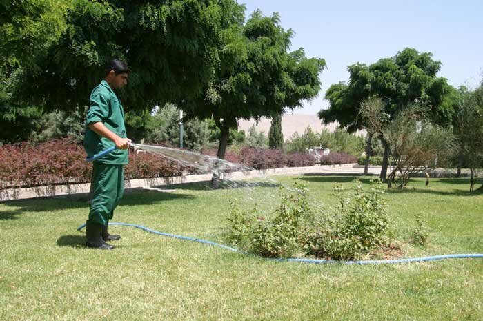 پیشرفت ۳۰ درصدی طرح جداسازی آب فضای سبز در زرند