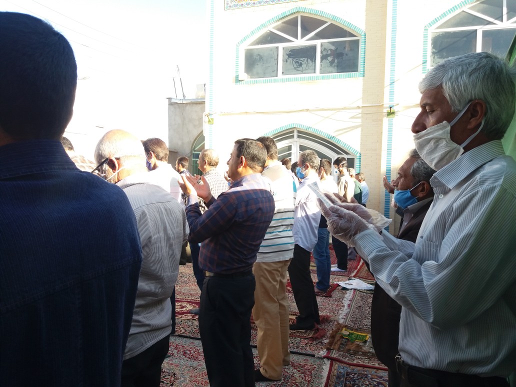اقامه نماز عید فطر در استان کرمان+ تصاویر
