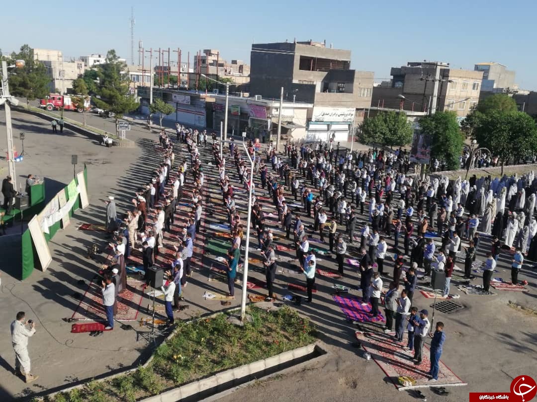 برگزاری نماز عید فطر زیر چتر آسمان در جای جای خراسان رضوی