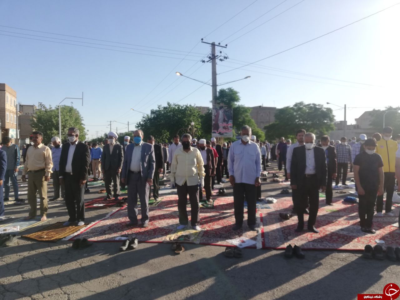 برگزاری نماز عید فطر زیر چتر آسمان در جای جای خراسان رضوی