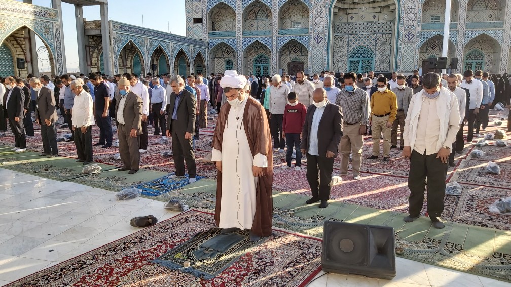 اقامه نماز عید فطر در استان کرمان+ تصاویر