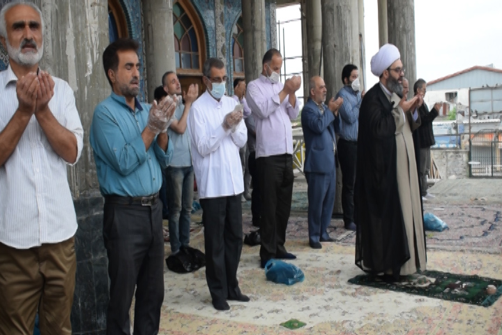 اقامه نماز عید سعید فطر در گیلان + عکس