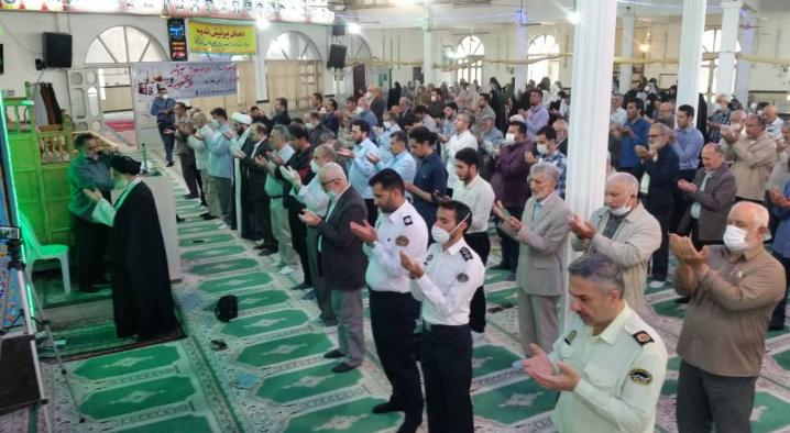 اقامه نماز عید سعید فطر در گیلان + عکس