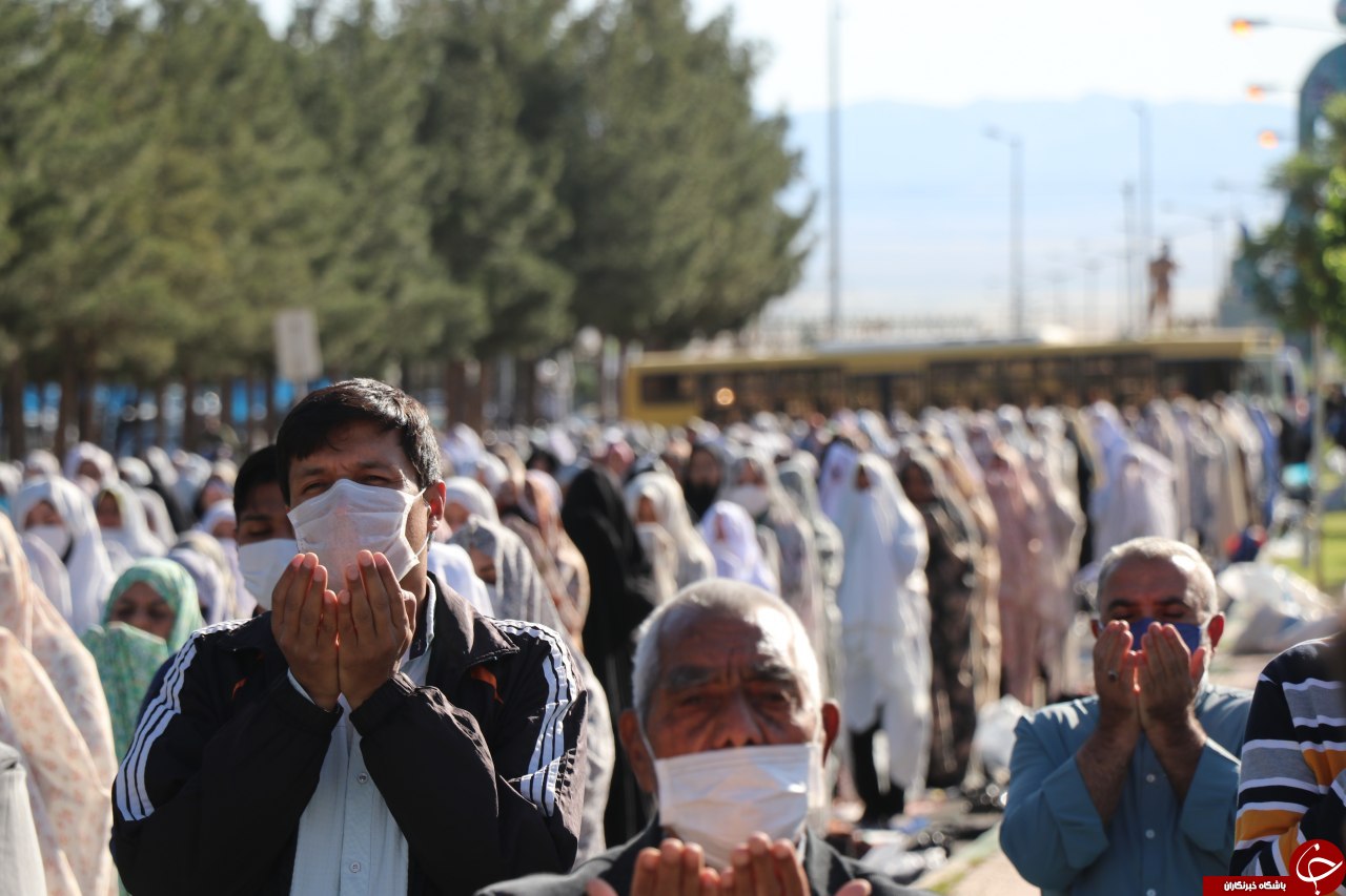 برگزاری نماز عید فطر زیر چتر آسمان در جای جای خراسان رضوی