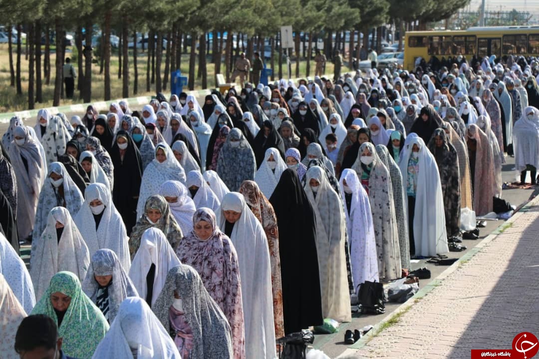 برگزاری نماز عید فطر زیر چتر آسمان در جای جای خراسان رضوی