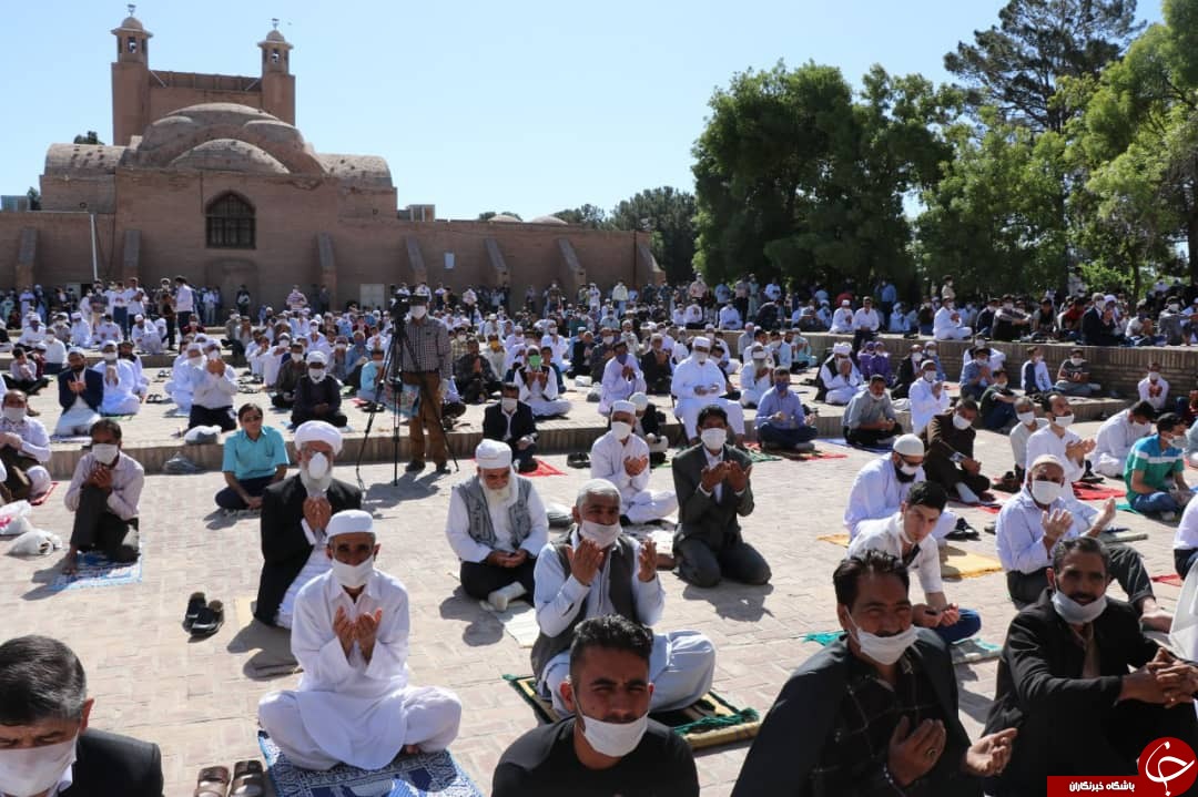 برگزاری نماز عید فطر زیر چتر آسمان در جای جای خراسان رضوی