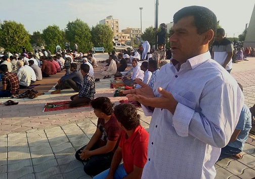 اقامه نماز عید فطر در هرمزگان