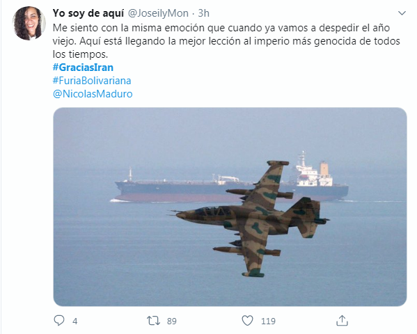 واکنش کاربران ونزولائی به ورود موفقیت&zwnj;آمیز نفتکش&zwnj;های ایرانی