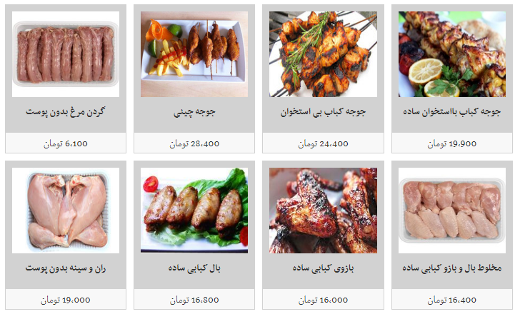 قیمت مصوب هر کیلو گوشت مرغ در میادین میوه و تره بار