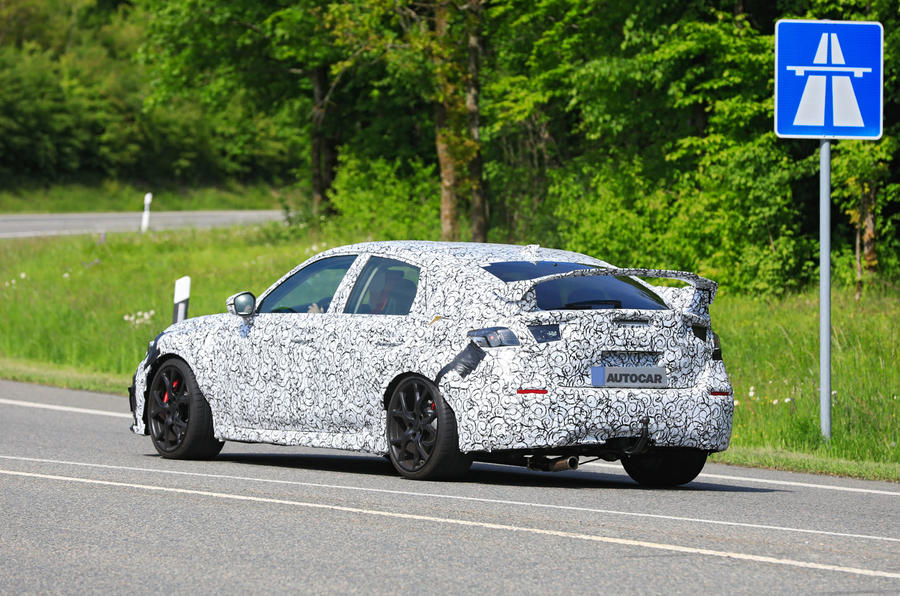 خودروی مورد انتظار Honda Civic Type R برای اولین بار دیده شد