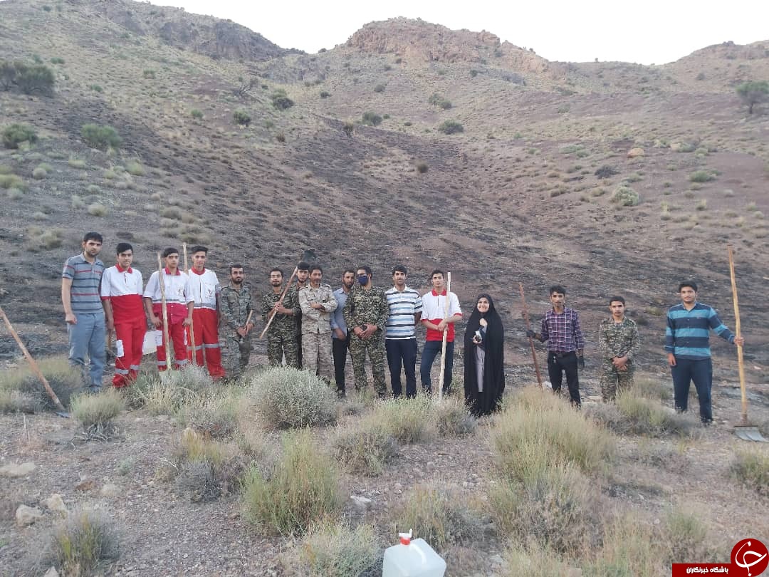 سهل انگاری و رد آتشی که بر چهره مراتع بهاباد افتاد