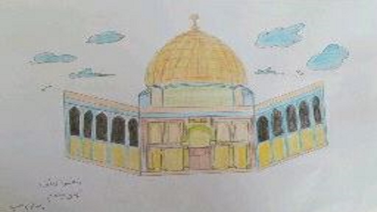 برپایی نمایشگاه نقاشی روز قدس در گندمان