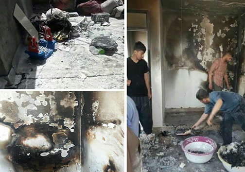 مهار آتش سوزی در بهار خواب منزل مسکونی