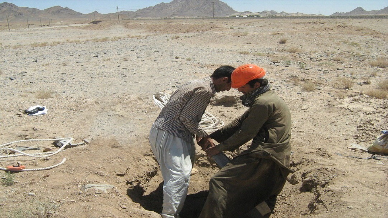 مرمت و بازسازی تنها قنات دو طبقه سیستان و بلوچستان در زاهدان