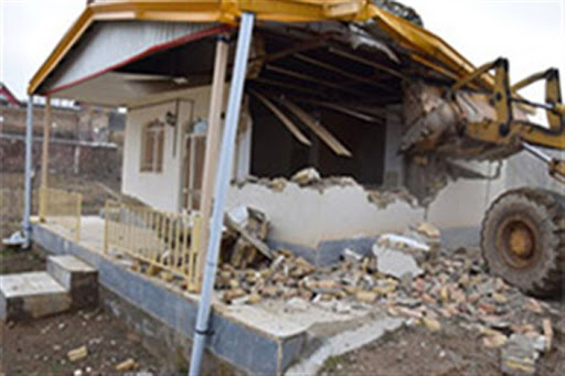 تخریب ۲۲ مورد ساخت و ساز‌های غیر مجاز در اراضی کشاورزی