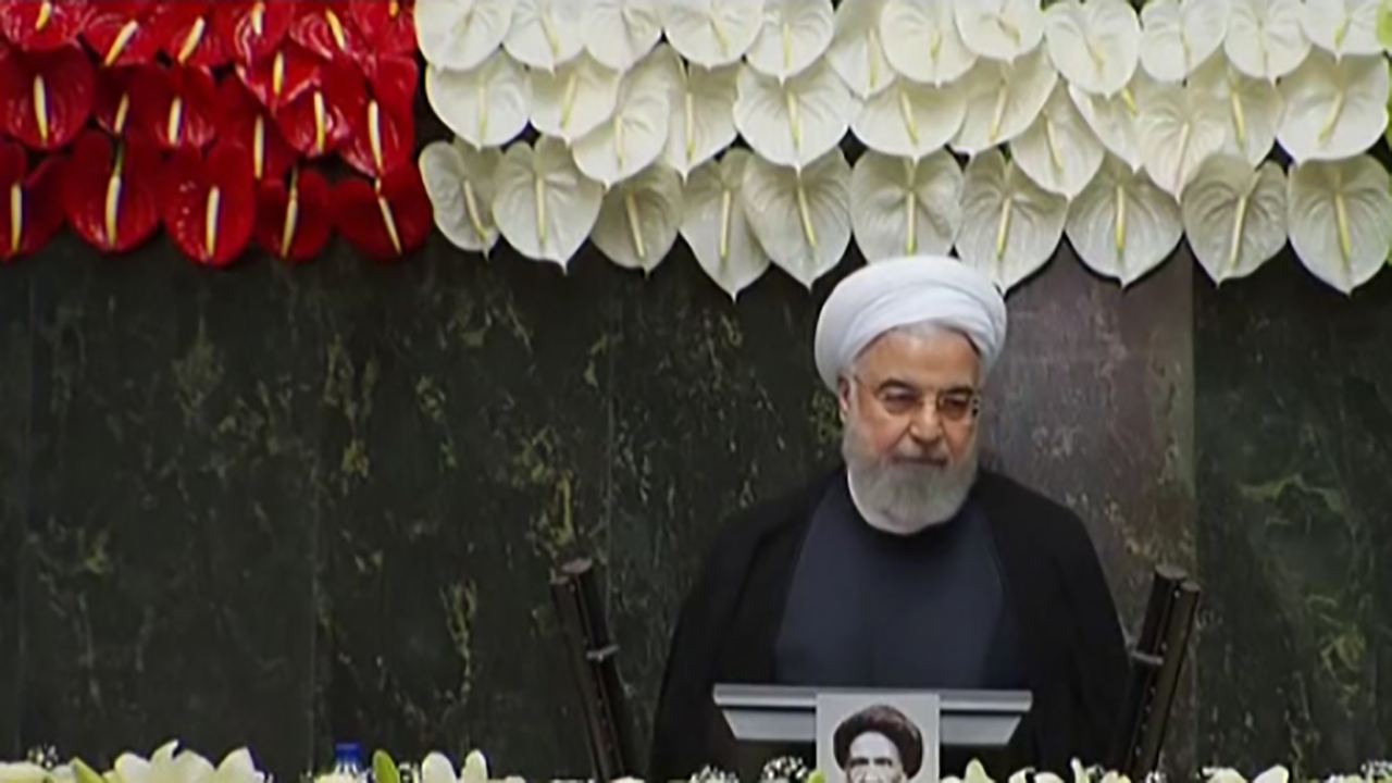 فیلم کامل سخنرانی روحانی در افتتاحیه مجلس یازدهم