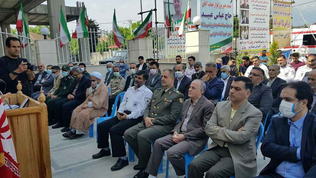 بهره برداری پایگاه اورژانس شهر خرم آباد