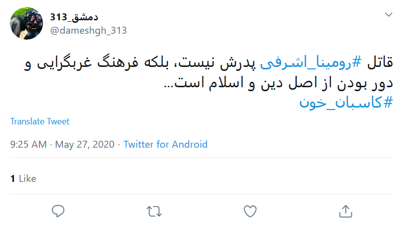 واکنش متفاوت کاربران فضای مجازی به قتل دختر ۱۳ ساله تالشی توسط پدرش