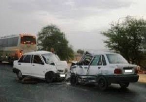 کشته و زخمی شدن ۴ نفر در تصادف رانندگی در جاده اردبیل - سرچم