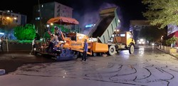 آسفالت ریزی و لکه گیری ۵ هزارتن در شهرداری منطقه یک همدان