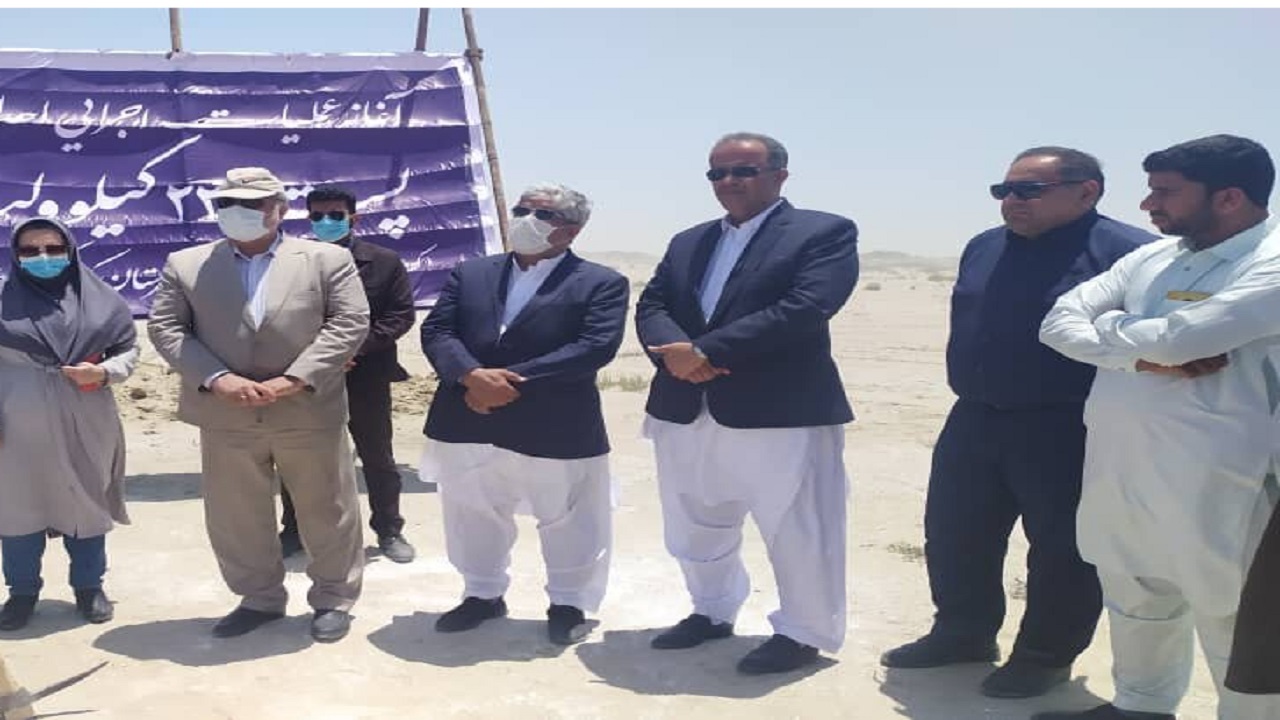 کلنگ پست ۲۳۰ کیلو ولت برق گوردیم کنارک به زمین زده شد
