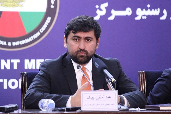 عبدالمتین بیک مشاور ارشد اشرف غنی شد
