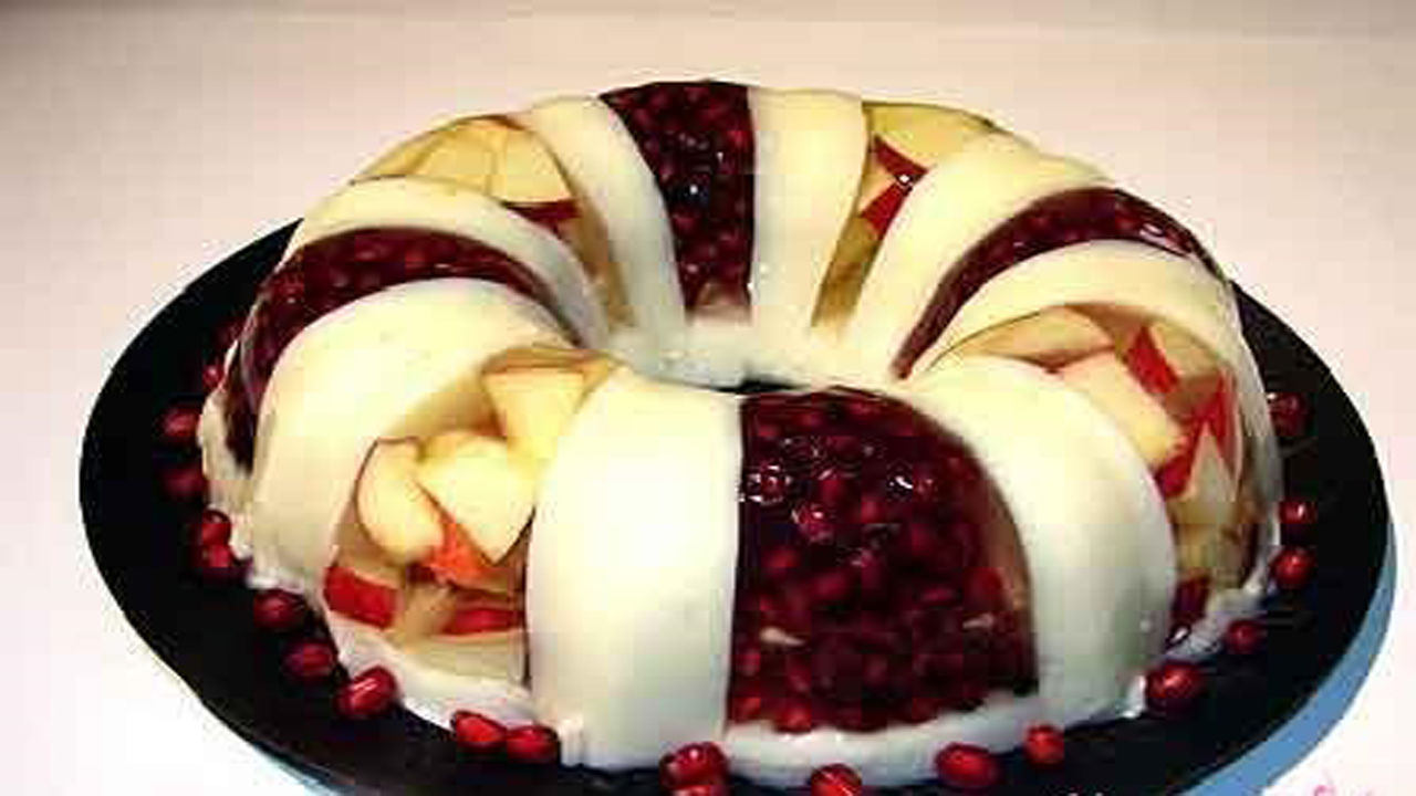 ژله چرخشی عمودی + دستور تهیه