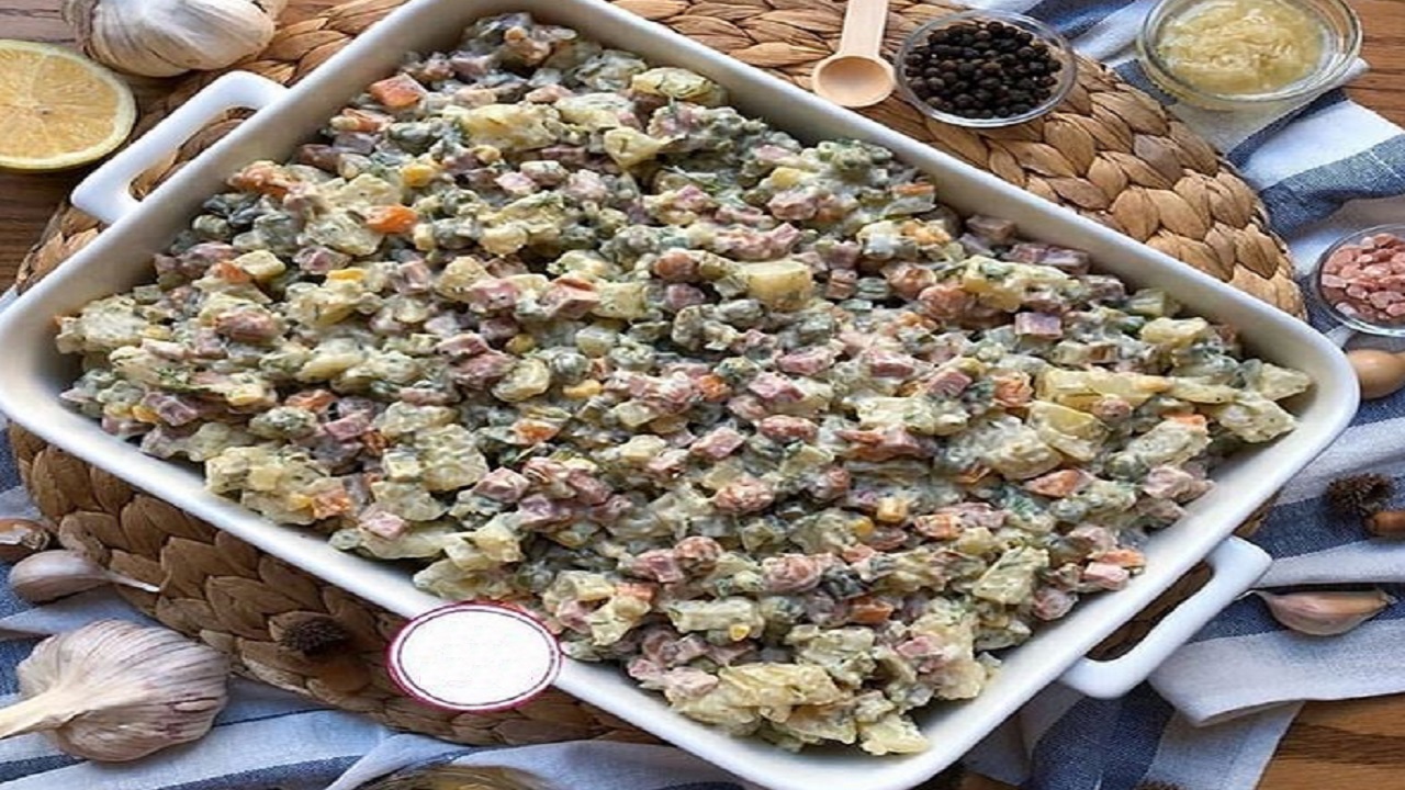 طرز تهیه سالاد کارتوفل
