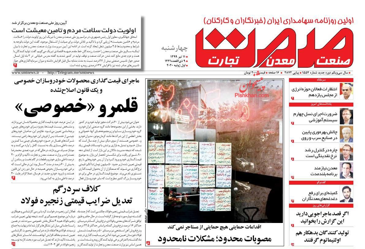 بورس بازیگر اصلی اقتصاد ایران/ ارسال اظهارنامه مالیاتی برای صاحبان خانه های خالی در مهرماه/ قدرت خرید مردم آب رفت