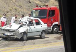 سانحه رانندگی در گردنه اسد آباد جان یک نفر گرفت