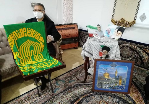 بیرق حرم رضوی  