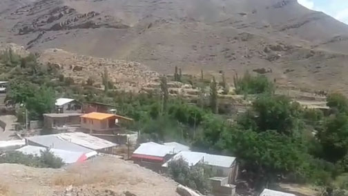 نمایی از طبیعت تابستانی در روستای طزره + فیلم
